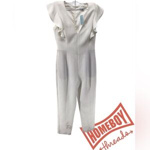 Black Halo Cream Jumpsuit